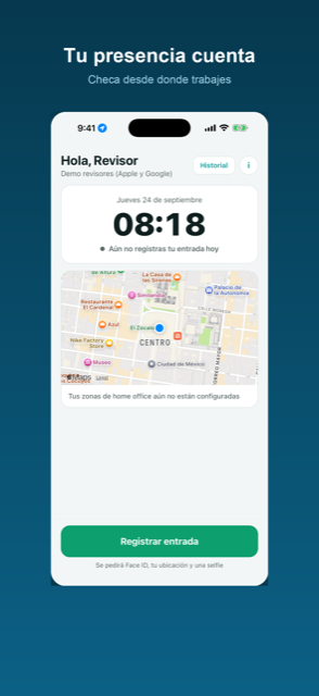 Idenua app on iOS