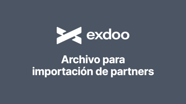 Archivo para importación de partners