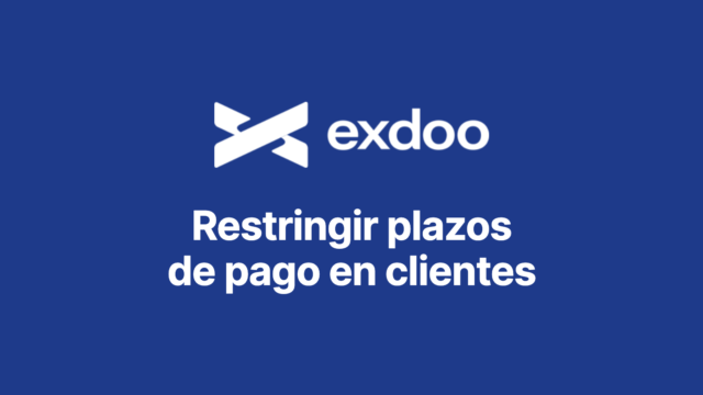 Restringir plazos de pago en clientes