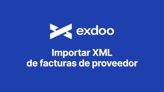 Importar xml para generar facturas de proveedor.