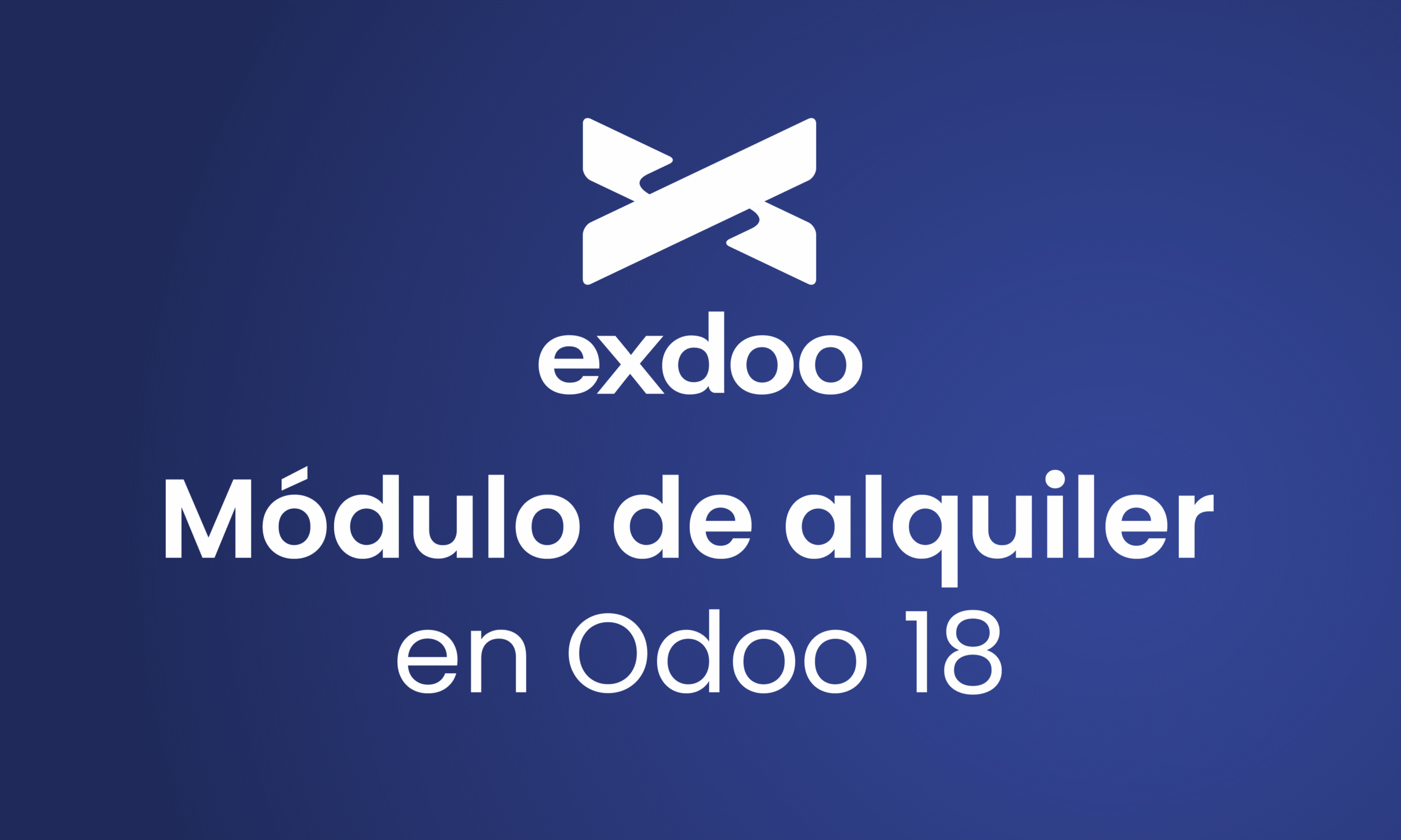 Módulo alquiler en Odoo 18