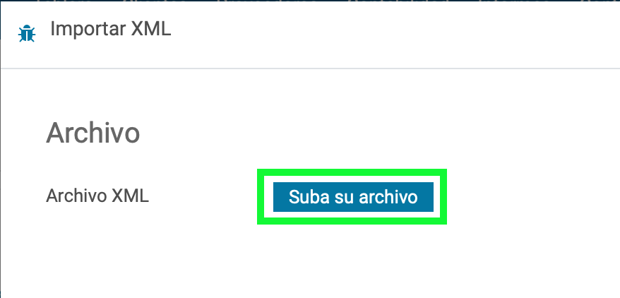 subir archivo