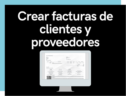 Crear facturas de clientes y proveedores