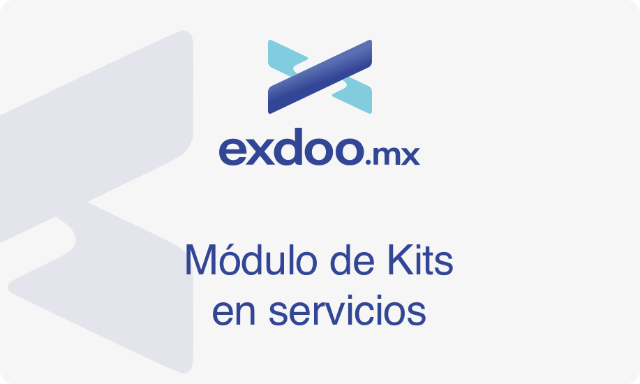 Módulo de kits en servicios