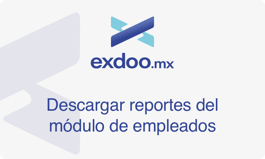 Descargar reportes del módulo de empleados