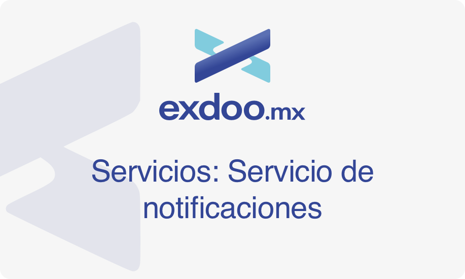 Servicios: Servicio de Notificaciones