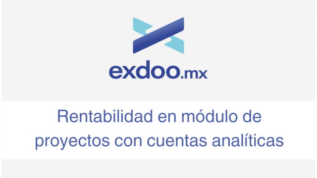 Rentabilidad en módulo de proyectos con cuentas analíticas