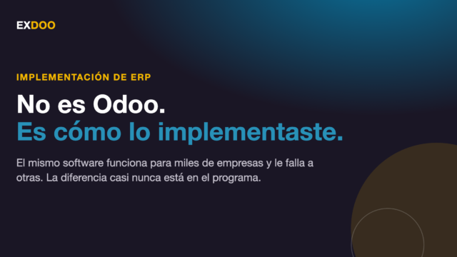 Por qué Odoo funciona para miles de empresas y a ti te falló